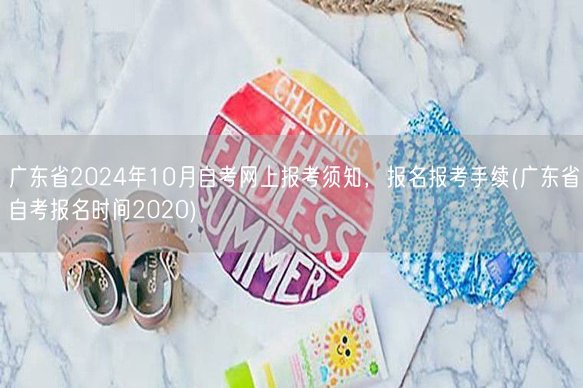 广东省2024年10月自考网上报考须知，