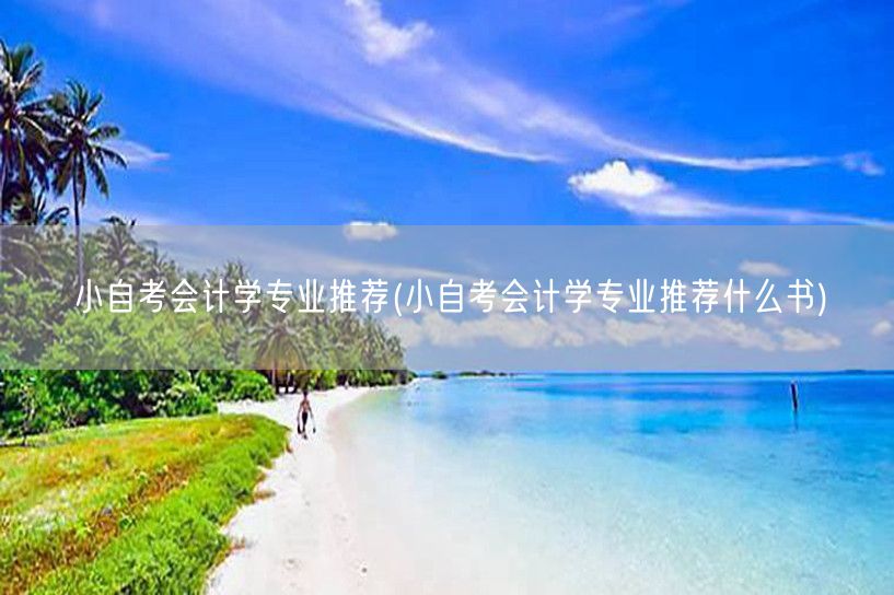 小自考会计学专业推荐(小自考会计学专业推