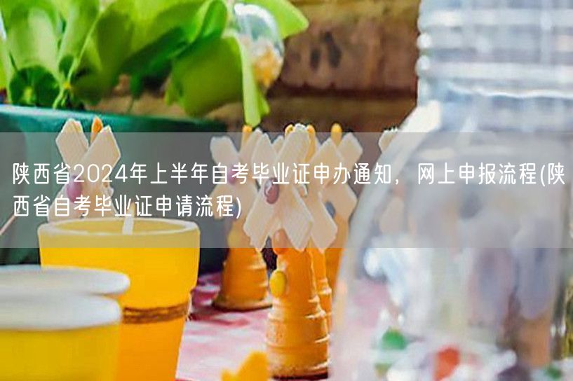 陕西省2024年上半年自考毕业证申办通知