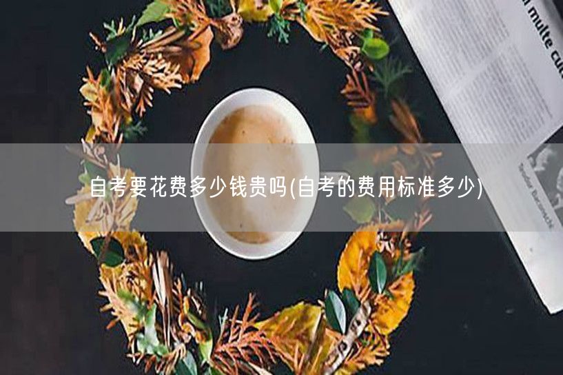 自考要花费多少钱贵吗(自考的费用标准多少