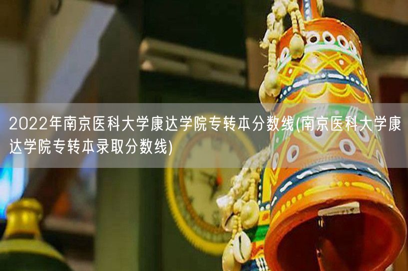 2022年南京医科大学康达学院专转本分数