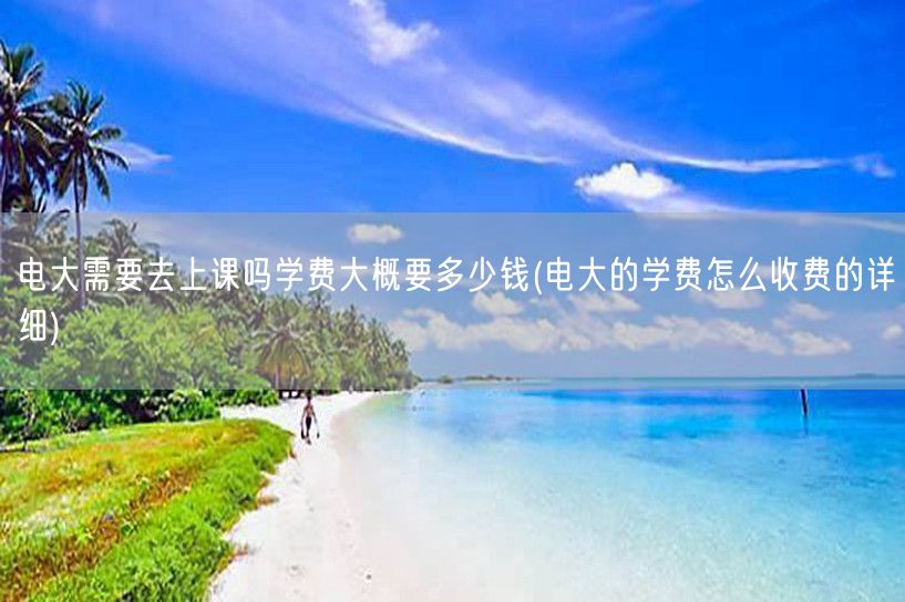 电大需要去上课吗学费大概要多少钱(电大的