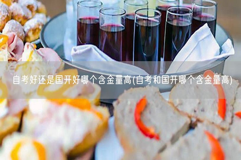自考好还是国开好哪个含金量高(自考和国开