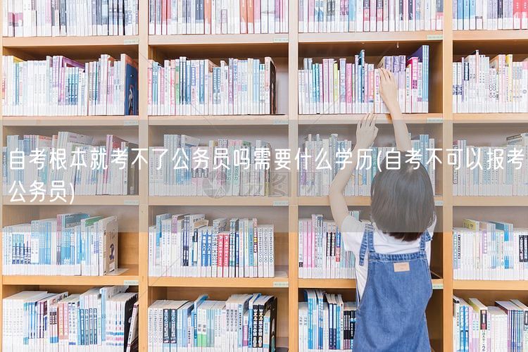 自考根本就考不了公务员吗需要什么学历(自