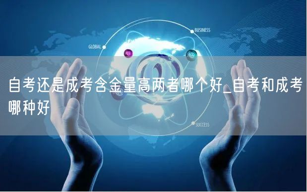 自考还是成考含金量高两者哪个好_自考和成