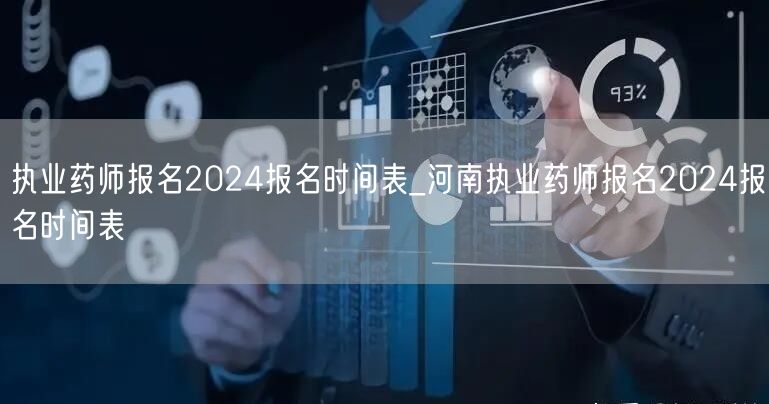执业药师报名2024河南时间表