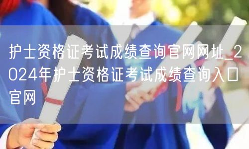 护士资格证成绩查询2024官网入口