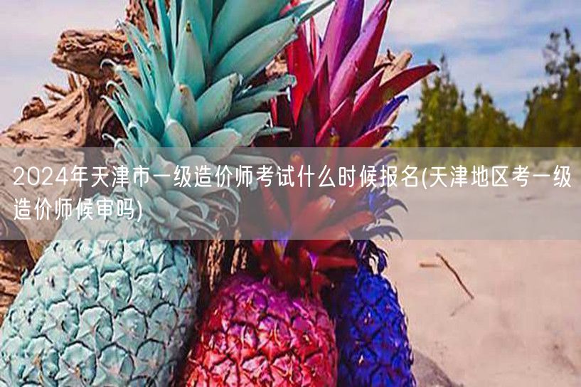 2024年天津市一级造价师考试报名时间 