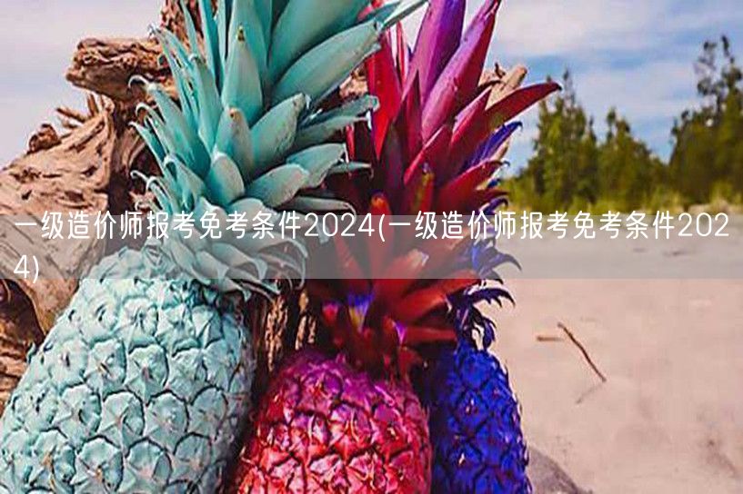 一级造价师报考免考条件2024 资格详解