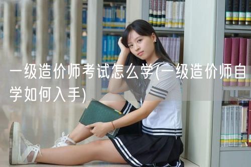 一级造价师考试怎么学 自学入门攻略