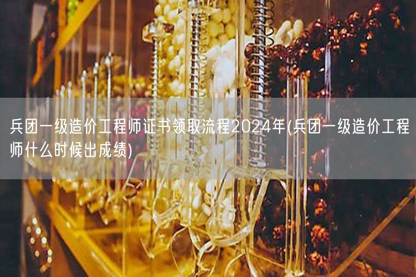 兵团一级造价工程师证书领取流程2024年