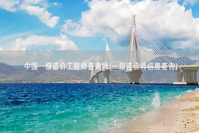 中国一级造价工程师查询网 官方查询平台