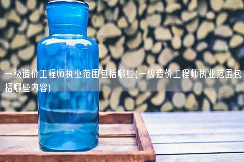 一级造价工程师执业范围包括哪些 工作领域