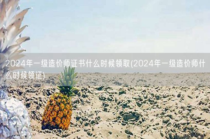 2024年一级造价师证书领取时间 何时能