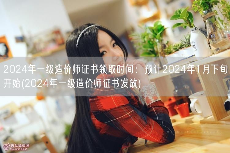 2024年一级造价师证书领取时间：预计2