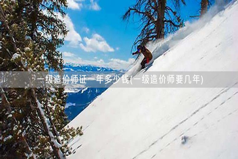 一级造价师证一年多少钱 费用概览与周期