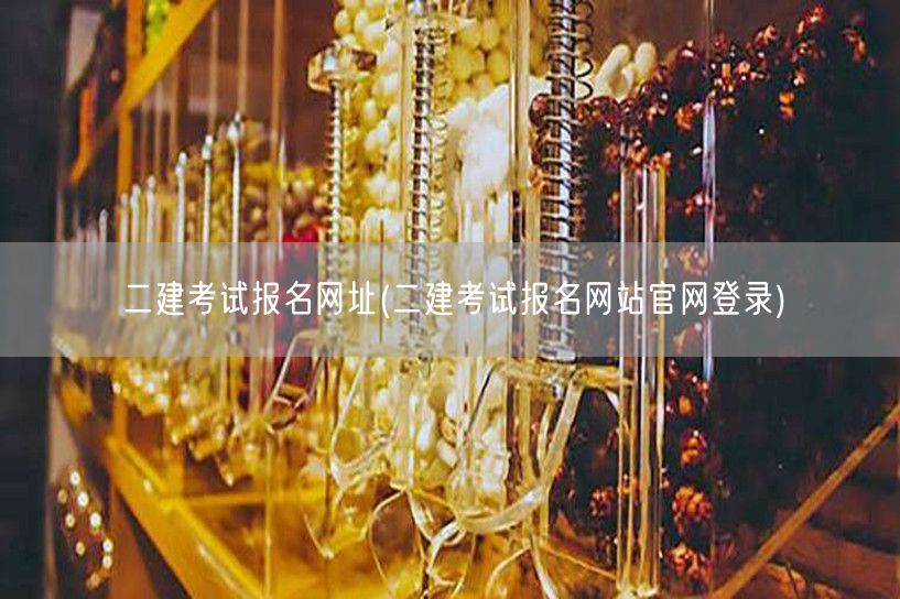 二建考试报名网址 官方登录入口