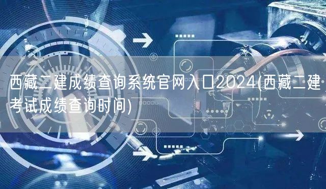 西藏二建成绩查询系统官网入口2024 实
