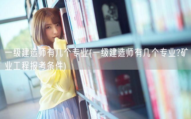 一级建造师专业概览及矿业工程报考条件