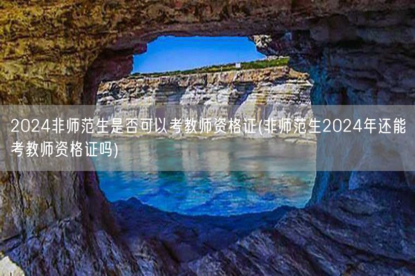 2024非师范生考教师资格证资格查询