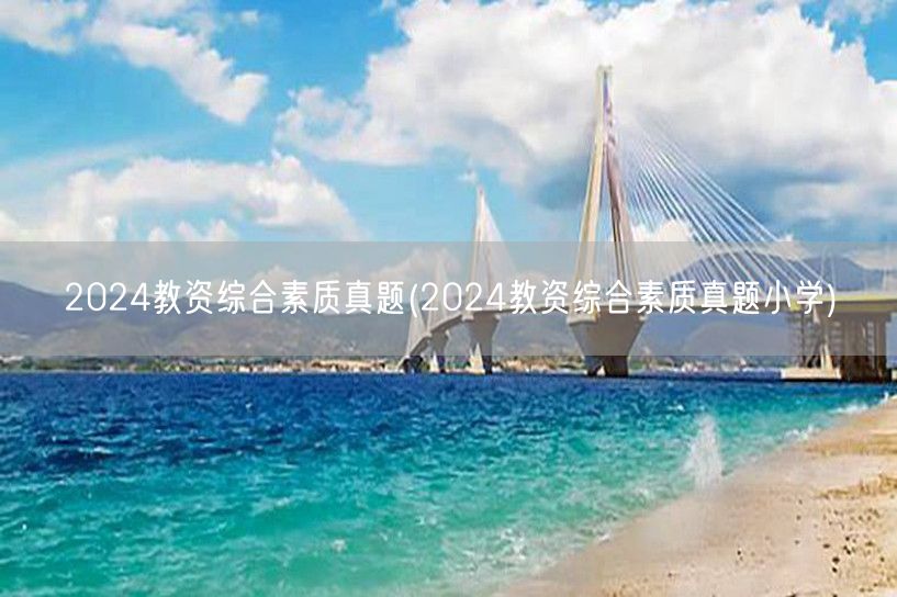 2024教资综合素质真题-小学版
