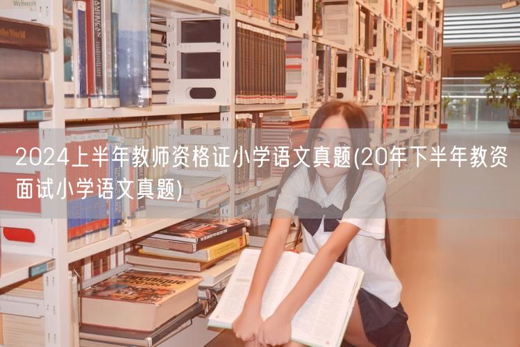 2024上半年+下半年小学语文教师资格证