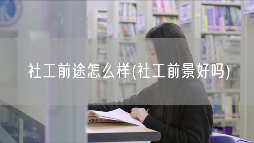 社工职业前景展望