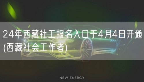 西藏社工报名4月4日启动，官方入口开放