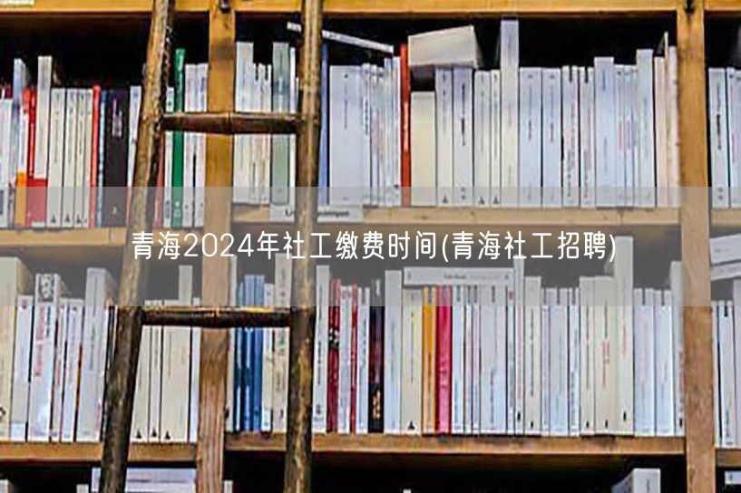 青海2024社工招聘缴费时间公告