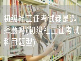 初级社工证考试题型概览